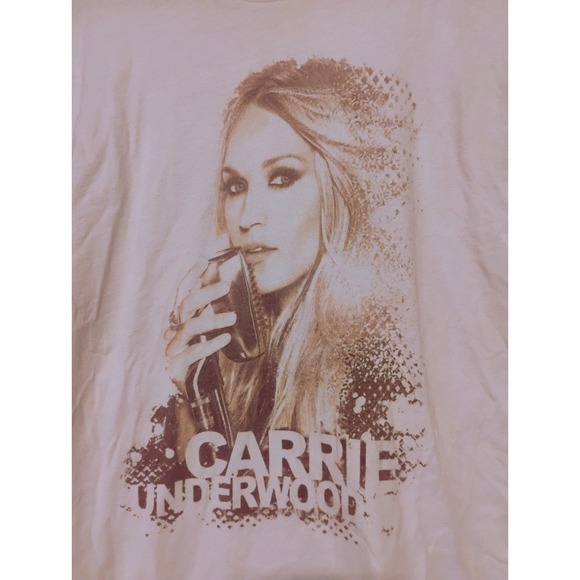 Carrie Underwood Storyteller Tour T-shirt Medium White Nice Shape - Picture 2 of 5